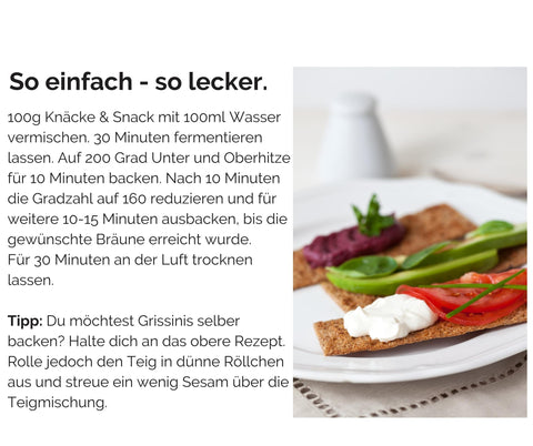 Knäcke & Snack - Backmischung